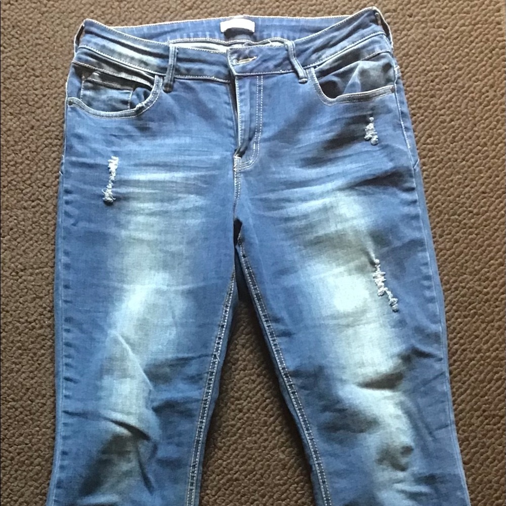 Ladies Denim Capris